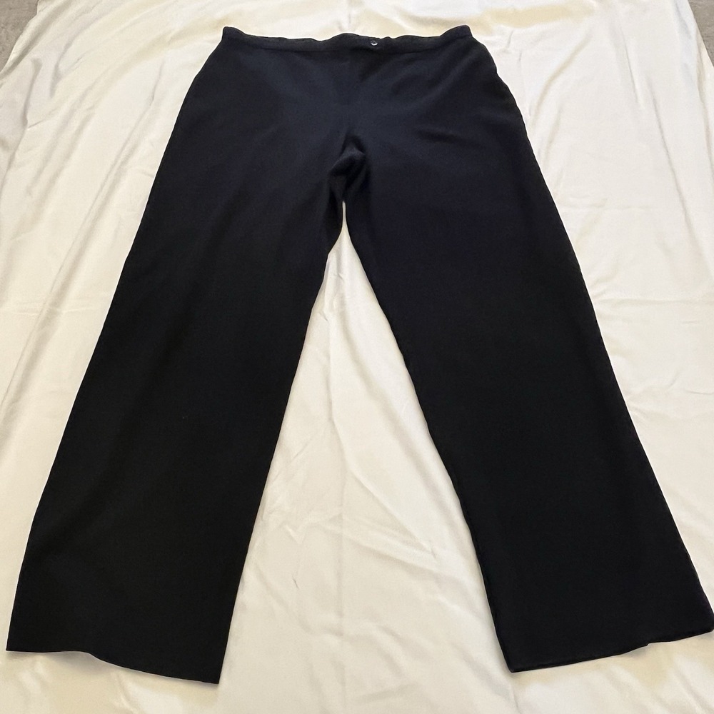 Briggs New‎ York Women Sz 18 Black Dress Pant Button Zip Pockets Business Career